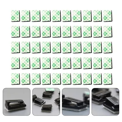  100 Pcs Drop Wire Holder Computer Cord Hider Clip Television • £6.79