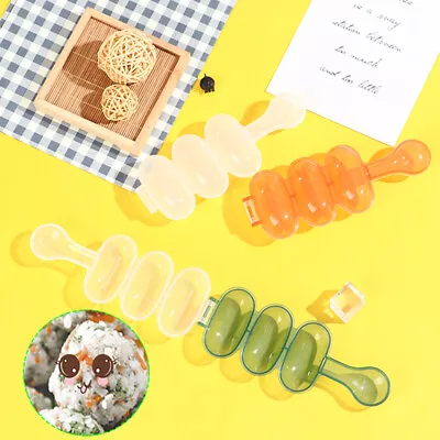 Baby Rice Ball Mold Shakers Food Decoration Kids Lunch DIY Sushi Maker MouRAGKX • £3.94