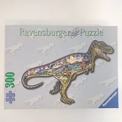 DINOSAUR DAYS Shaped Jigsaw Puzzle By Ravensburger 300 Pieces HTF • $14.99