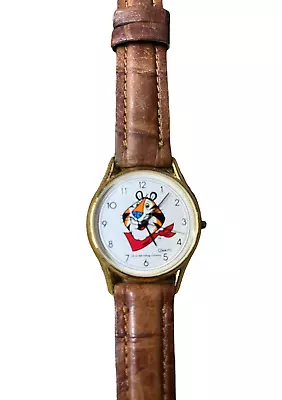 Vintage Kellogg's Frosted Flakes Tony The Tiger Analog Quartz Watch NOS 1989 • $78