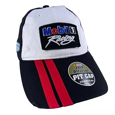 Tony Stewart Mobil 1 #14 Men's Hat 2013 Pit Cap Stewart Haas Racing NASCAR NWT • $24.97