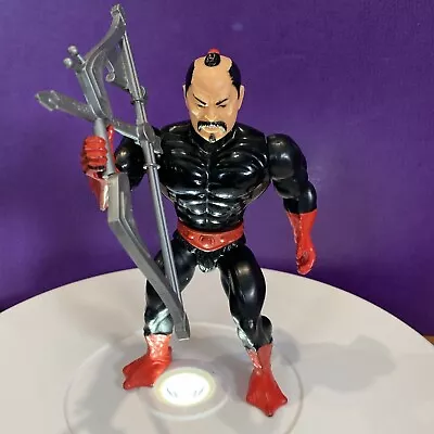 Vintage 1983 Mattel Masters Of The Universe Ninjor Action Figure MOTU W/ Bow • $50