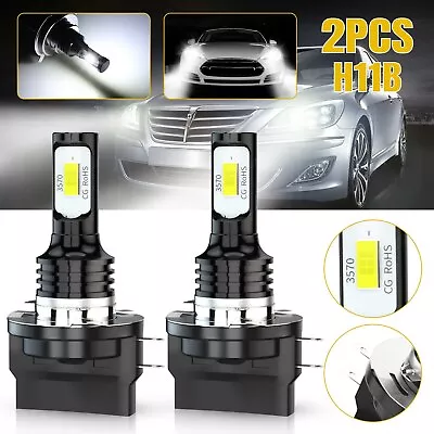 H11B LED Headlight Bulbs For Hyundai Veloster 2012-2015 Low Beam Kit 6000K White • $11.98