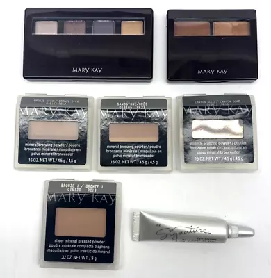 Mary Kay Eye Shadow Color Bronzing Mineral Powder Primer Lip Makeup Mixed Lot 7 • $50