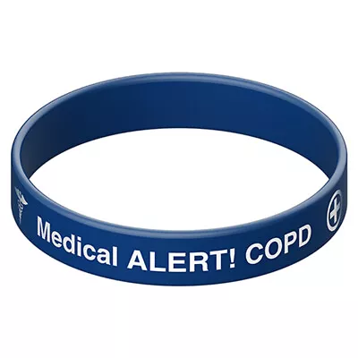 COPD Medical Alert Alert Wristband - UK FAST DELIVERY • £1.95