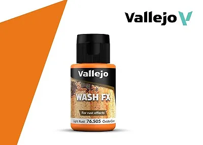 Vallejo Wash Fx - Model Weathering - Light Rust (35ml) - 76505 • £5.25