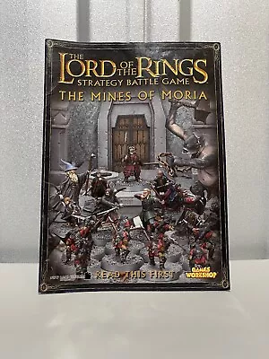 Lord Of The Rings Strategy Battle Game Mines Of Moria Book Games Workshop • £9.95