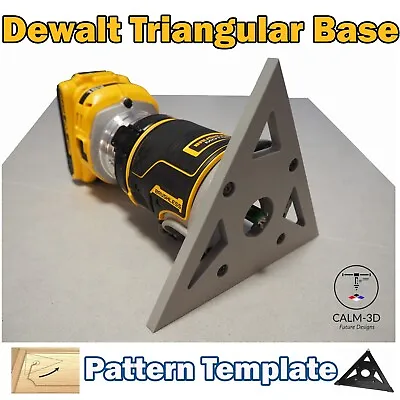 £19.99 • Buy Dewalt DCW600 Compatible Triangular Trim Router Replacement Base – INC P&P