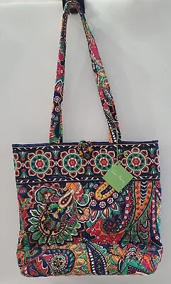 Vera Bradly Venetian Paisley Tote Hand Bag 10449-150 Colorful NWT Retired USA ⬇️ • $45