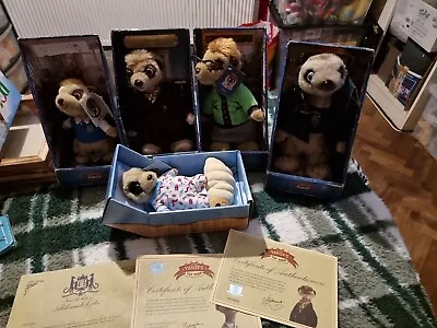 Compare The Meerkat Soft Toy Bundle All With Tags And Some Certificates • £17.10