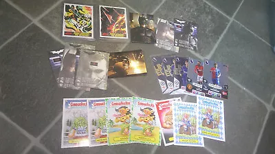 Garbage Pail Kids Sticker Cards + Mars Attacks Sketch Signed + Batman Etc • £12.95