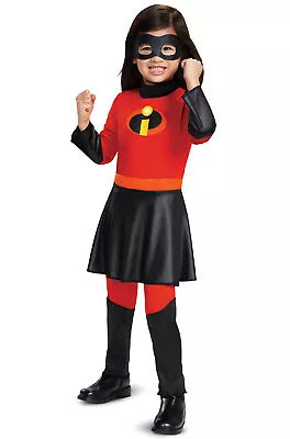 The Incredibles 2 Violet Skirt Jumpsuit Deluxe Toddler Costume • $26.99