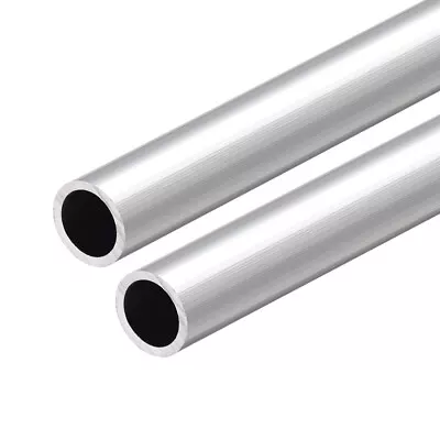 2pcs Aluminum Round Tube 300mm Length 18mm OD 14mm Inner Dia Seamless Tube • $14.16
