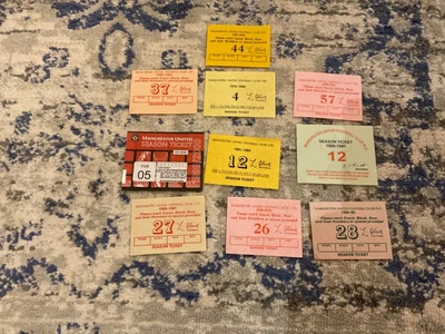 £5 • Buy Manchester United 10 Vouchers From Season Ticket Books