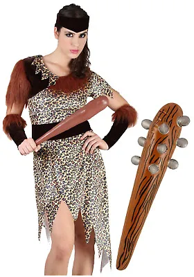 £14.95 • Buy Ladies Cavewoman 10000 BC Old Cave Girl Stone Age Prehistoric Fancy Dress Outfit