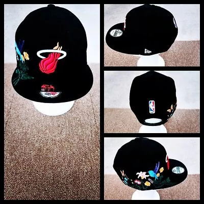 Miami Heat Nba Basketball Snapback Hat. • $25