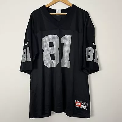 Vintage Nike Jersey Tim Brown #81 Oakland Raiders NFL Size 2XL 90’s • $69.99