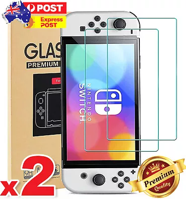 2x Tempered Glass Screen Protector For Nintendo Switch Switch Lite Switch Oled • $6.59