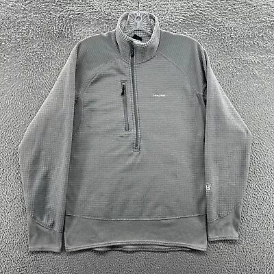 Patagonia Sweater Mens M Gray Waffle Knit R1 Regulator Pullover MARS Military • $114.99