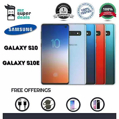 NEW Samsung Galaxy S10 | S10e - 128GB 4G- Android Smartphone - Re-SEALED BOX A+ • £134.69