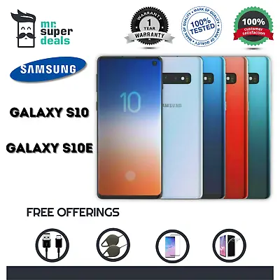 NEW Samsung Galaxy S10/S10e - 128GB 4G - Android Smartphone - Re-SEALED BOX A+. • £139.69