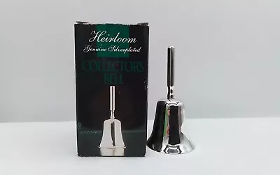 4  Heirloom Collectors Dinner Bell Vintage Genuine Silverplated New Original Box • $14.99
