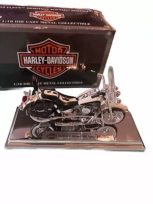 Maisto 1:18 Harley Davidson 1993 FLSTN Heritage Softail Nostalgia Die-Cast NIB • $19.99
