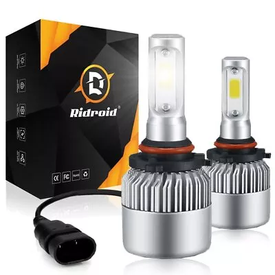 LED Headlight Fog Light Bulbs 9006 6000K HB4 White 2400W 360000LM High Low Beam • $9.98