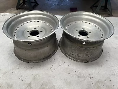 Centerline Vintage Auto Drag 15x8.5 Aluminum Wheels Rims Chevy GM Drag Race • $429.99