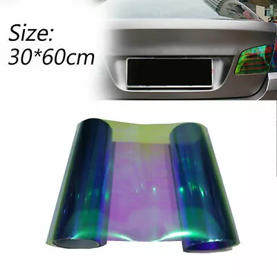 Car Headlight Tint Film Tail Fog Light Wrap Stickers Accessories Blue Chameleon  • $8.89