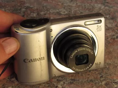 Canon PowerShot A810   Silver Digital Camera #22213 • $69