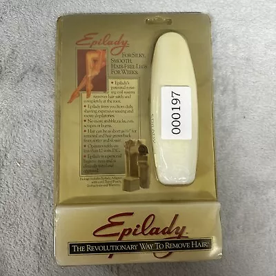 VTG Epilady 3-Coil Epilator 1988 White C1000 Model New In Package • $119.95