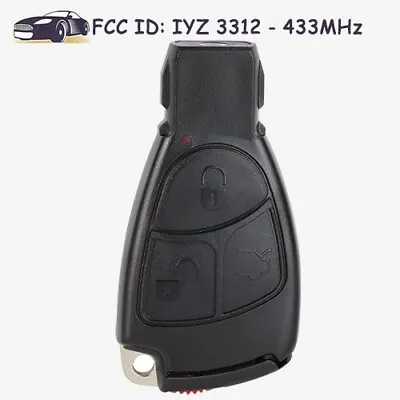 Smart Remote Key Fob 3 Button 433MHz IYZ3312 For Mercedes Benz B C E ML S CLK CL • $22.79