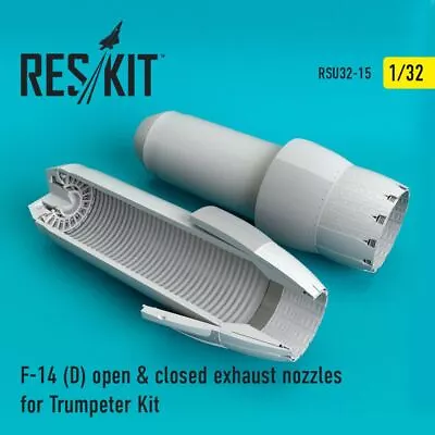 1/32 Reskit F-14  Open & Closed Exhaust Nozzles Trumpeter Kit (1/32) • $51.96