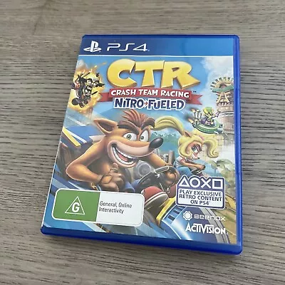 Crash Team Racing Nitro Fueled (PlayStation 4 2019) Complete Tracked Aust Post • $34