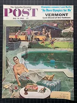 Vintage 1961 Saturday Evening Post Magazine Print Ad • $23