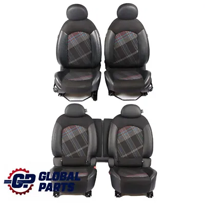 Seats Mini Paceman R61 Cooper Cloth Fabric Leather Carbon Black Front Rear Seat • £449.99