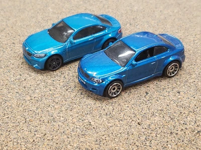 $6.90 • Buy Hot Wheels 2015 BMW M2 & Matchbox BMW M1 2 Car Lot Blue