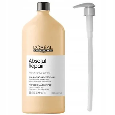 Loreal Professionnel Absolut Repair Shampoo 1500ml + Pump • £28.95