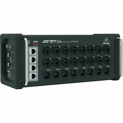 Behringer SD16 I/O Stage Box With 16x Remote-Controllable MIDAS Preamps • $799