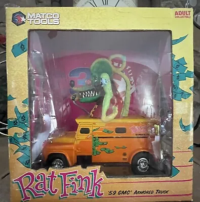 Matco Tools Rat Fink Die Cast 1959 Gmc Armored Truck 1:24 Scale . New In Box • $56