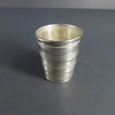 Vintage Rogers & Bro Triple Silverplate Collapsable Travel Cup • $41.82