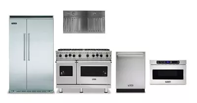 Viking Professional Package With 48  Open Burner Range & 48  Refrigerator • $23334