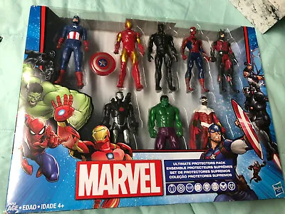 Marvel - Ultimate Protectors Pack—NIB-8 Figures And Acc. • $42