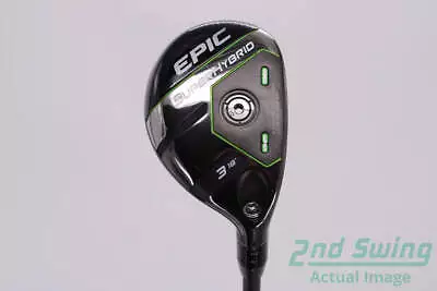 Mint Callaway EPIC Super Hybrid 3 Hybrid 18° Graphite Stiff Right 40.75in • $280.59