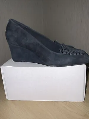 £6 • Buy Slip On Wedge Shoes Size 3 Next Forever Comfort Mock Croc Never Worn