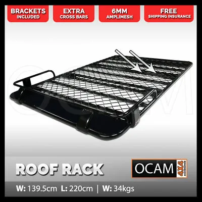 OCAM Roof Top Tent Rack For Toyota Landcruiser 75 78 Series Troop Carrier Alloy • $699