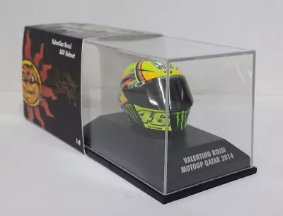 MINICHAMPS 1:8 Model Helmet Valentino Rossi VR46 Motogp Qatar 2014 Modeling • £37.27