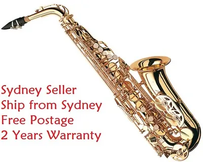 $349 • Buy New Tone Alto Saxophone Premium Quality With Case Strap Gloves Mouth Piece