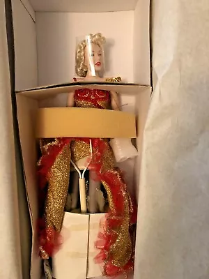 Rare-The Franklin Mint Heirloom Doll Marilyn Monroe Porcelain Doll In Orig. Box  • $300